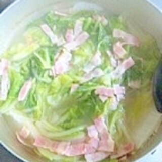 たっぷり白菜のコンソメ煮